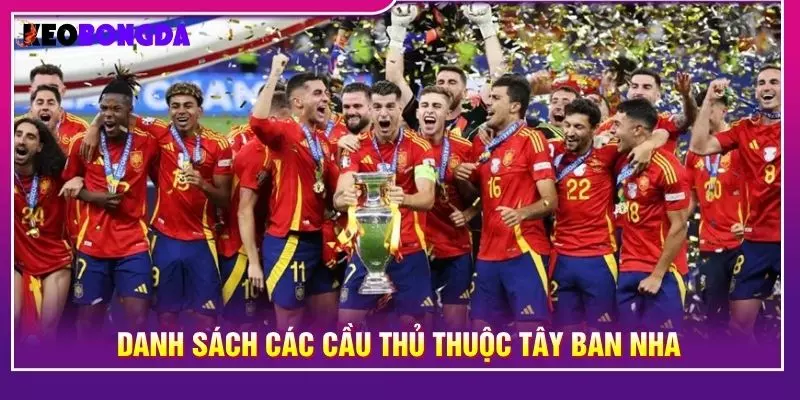 Danh sách các cầu thủ thuộc Tây Ban Nha