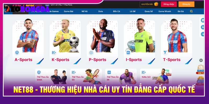 Nhà cái uy tín net88 đẳng cấp quốc tế
